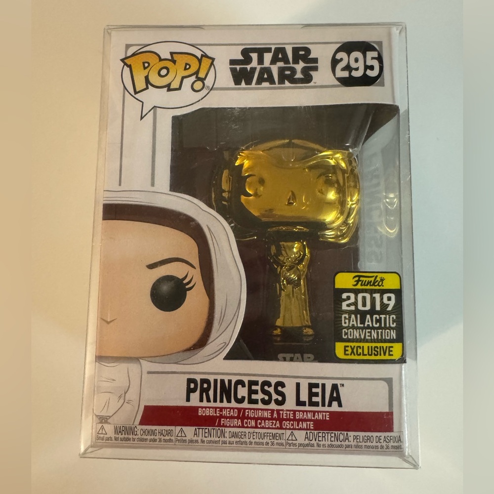 💛 295 Funko Pop Star Wars Princess Leia ‘19 Galactic Convention Exclusive 💛